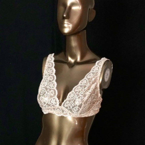 COMMANDO LACE BRALETTE - IVORY - Picture 4 of 7